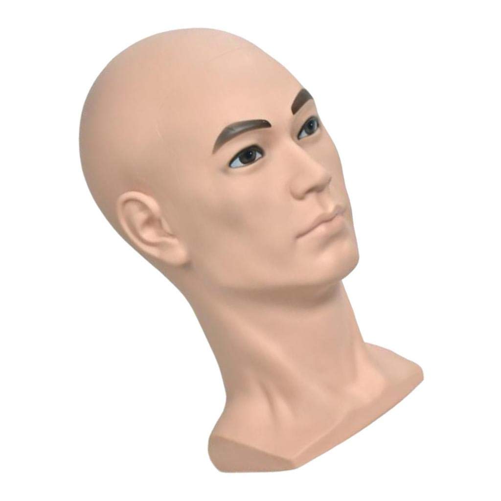 Amazon.co.jp: マネキンヘッド 男性 ヘッドモデル ウィッグスタンド 