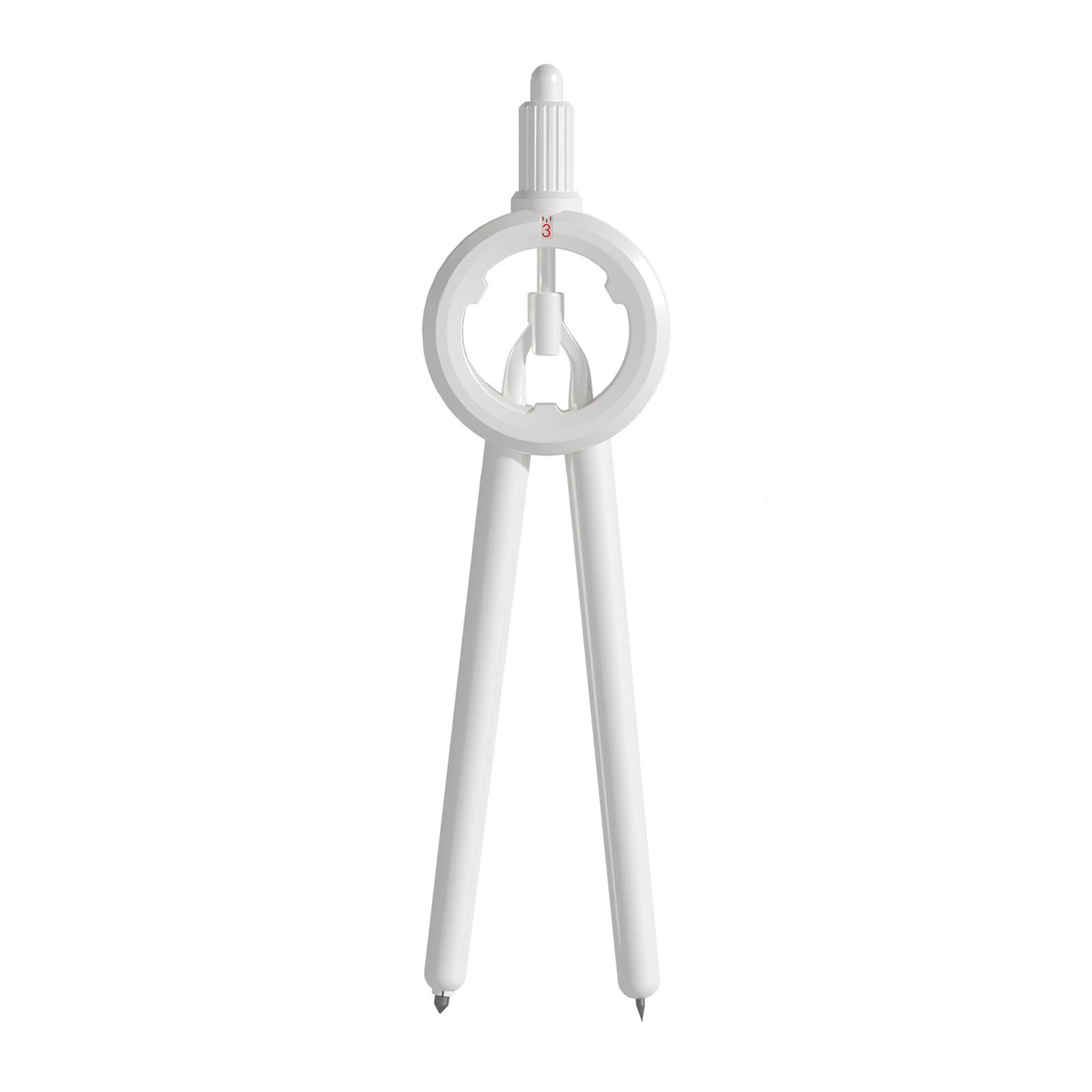 RayyanDrawing Compass, Eternal Pen Core Math Compass, Learning Math Drawing Circle Tools, Geometry and Math Compass, Drawing Compass, Practical Gifts for School Kids(White)