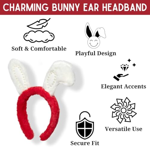 Image of Radhu & Kabby Kids Hairband | Soft Plush Headband for Kids with Fun Animal Figure | Hair Accessory for Girls