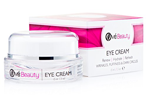 EYE CREAM FOR WRINKLES, DARK CIRCLES and PUFFINESS with Vitamin C and Glycolic Acid. Enriched with Coenzyme Q10 for Eye Tightening & Superior Anti-wrinkle Results