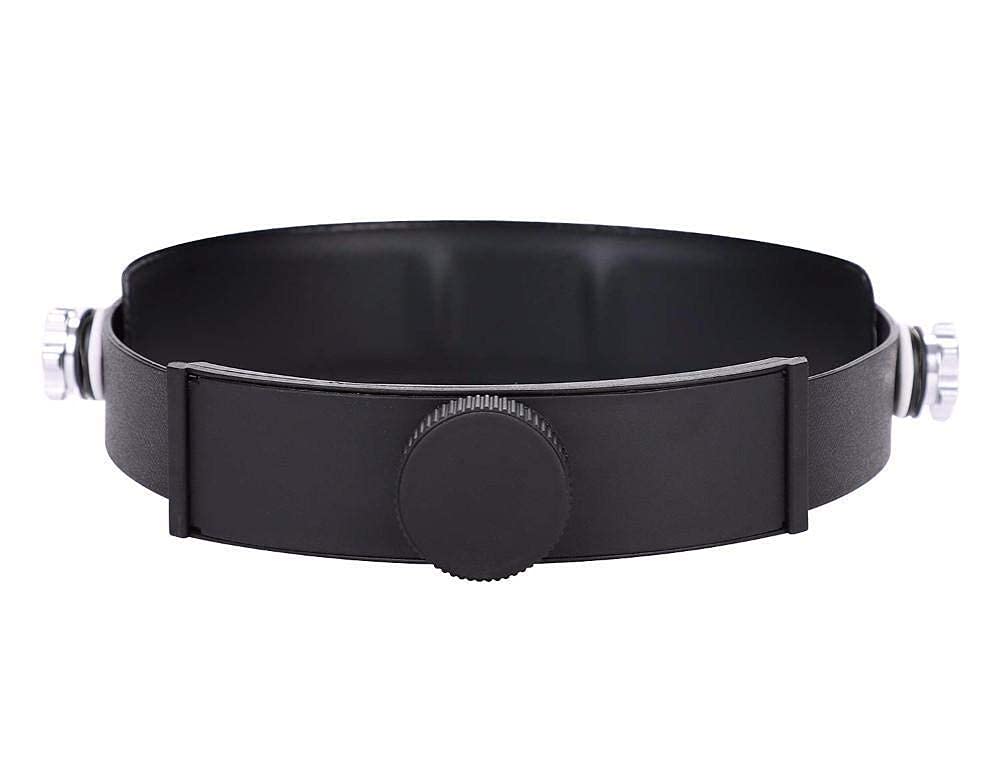 Stirnbandlupe, Stirnbandlupe, Lötbrille, LED-Lampe, Licht, Lupe, abnehmbare Stirnlampe, Lupe, Lötzinn mit 5 Linsen, Lesen, Übergewicht, Reparatur.