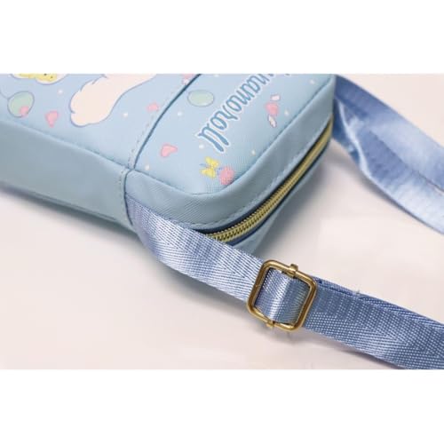Image of cute cartoon-themed mini crossbody bag, also a shoulder bag, features a cartoon pattern design