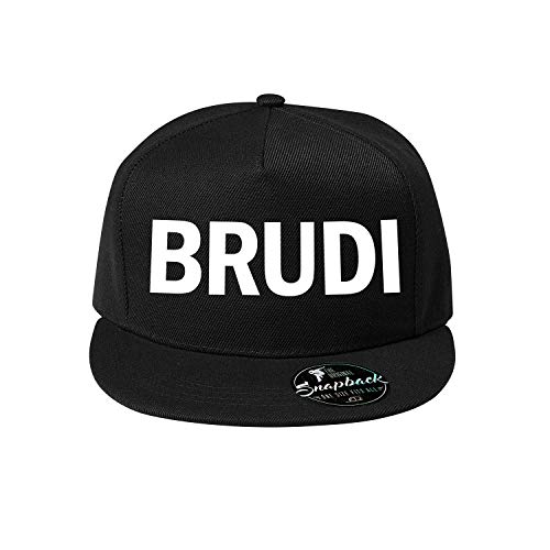 BRUDI Baumwolle Baseball Cap, Basecap - Unisex Kappen, Sport, Reisen, Style - Baseballkappe Kappe, Mütze (407-Cap5P-1Schwarz) Cover