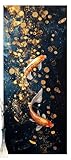 Pintar por Numeros Animales Pintar por Numeros Adultos Pescado Paint by Numbers para Principiantes, Grande Cuadros Painting con Pinceles y Accesorios de Pintura Acrílica, Decoración 50 X 100cm Y1222