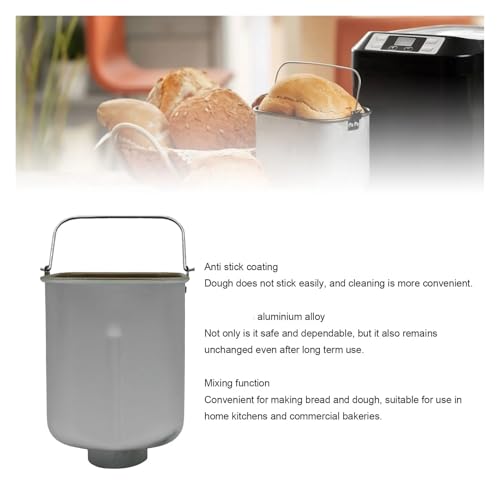 Brotbackautomaten-Rührbehälter, antihaftbeschichteter Innentank aus Aluminiumlegierung, Ersatzteil
