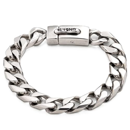 Bracelet gourmette Uno de 50 argenté pour le quotidien