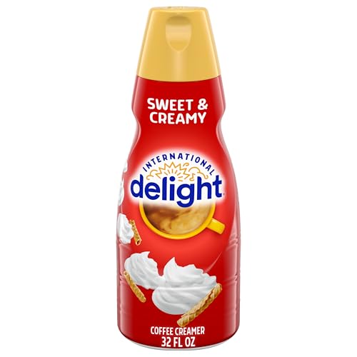 International Delight Coffee Creamer, Sweet & Creamy, Refrigerated Flavored Creamer,