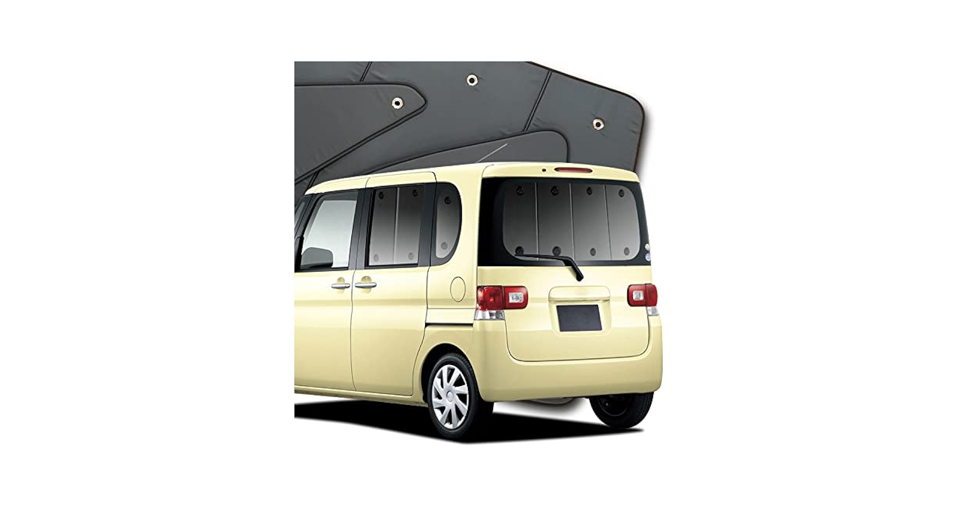 趣味職人　タント　l375 l385 サンシェード タント375/385系の車中泊ならカーテンいらずプライバシー