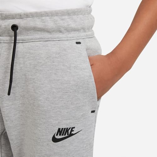 Nike Boy's Sportswear Tech Fleece Pants (Little Kids/Big Kids) Dark Grey Heather/Black XL (18-20 Big Kid)4