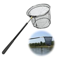 Retino da pesca a farfalla, telescopico, per bambini: Homury, retino da pesca con rete da pesca pieghevole, retino telescopico da 152 cm, accessorio da pesca per bambini, adulti
