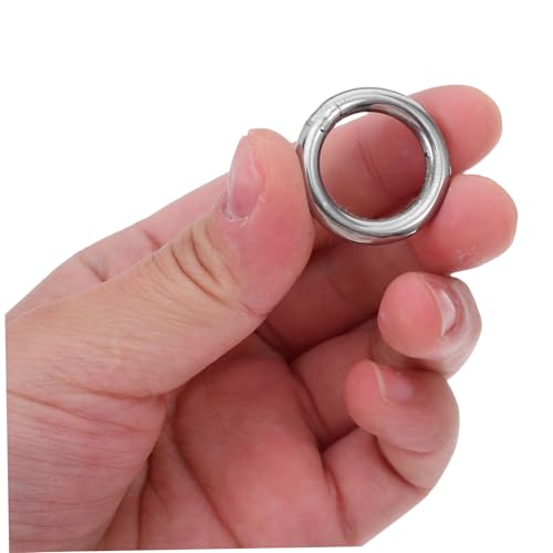 Círculos metálicos PRETYZOOM para manualidades estables sin deformaciones 4