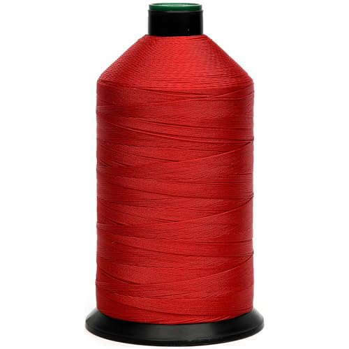 Extra Strong Bonded Nylon Thread #138 Tex135 16 oz Red
