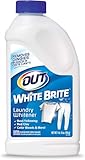 OUT White Brite Laundry Whitener Powder, Stain Remover Detergent Booster for Clothes, Removes Red Clay and Rust Stains on White Clothing and Uniforms