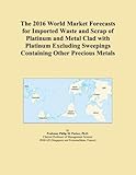  The 2016 World Market Forecasts for Imported Waste and Scrap of Platinum and Metal Clad with Platinum Excluding Sweepings Containing Other Precious Metals
