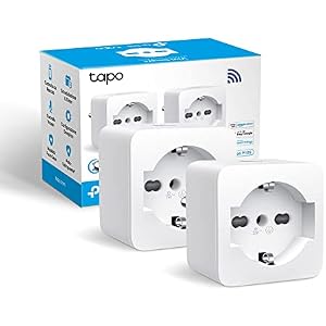 Tapo P105 Presa Smart Italiana WiFi Tipo L 10A Timer Alexa Google, 2pz