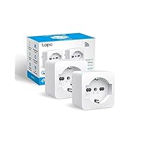 Tapo P105(2-pack) Presa Smart Italiana, WiFi Intelligente Smart Plug, Controllo Vocale, Compatibile...