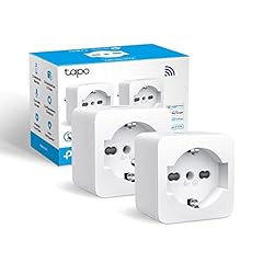 Tapo P105(2-pack) Presa Smart Italiana, WiFi Intelligente Smart Plug, Controllo Vocale, Compatibile con Alexa e Google Home, Controllo Remoto Tramite APP Tapo, Tempo di Preselezione