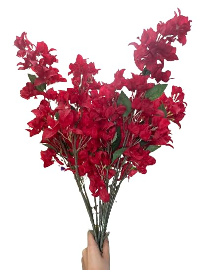 Indus Decor Artificial Bougainvillea Sticks - Set of 2 | Home & Office Décor, Wedding Centerpiece (42 inches) (B0CWLLB9FR) Amazon Price History, Amazon Price Tracker
