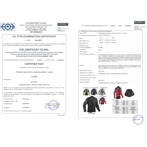Blouson étanche A-pro protections épaules coudes pour rouler sans avoir froid