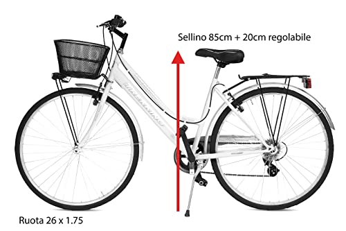 MADICKS Bicicletta Donna da Passeggio Olanda