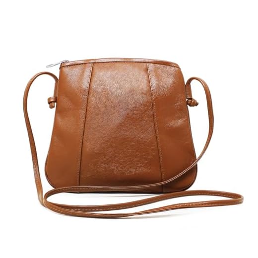 Bolsa a Tiracolo Feminina Couro Legítimo Relicário - Laila (Caramelo)