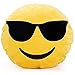 Bonito cojín de peluche con diseño de emoji, ideal como regalo para amigos, amantes, gafas de sol para niños.