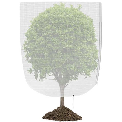 LINSOCLE Filet de Protection pour Arbres Fruitiers 3x3m | Filet Anti-Oiseaux et Insectes avec...