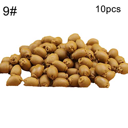 Whiie891203 DIY Dollhouse Miniatures 10Pcs Mini Fruit Kiwi Apple Model Handmade Clay Toys DIY Dollhouse Scene Decor - 10pcs Kiwi#