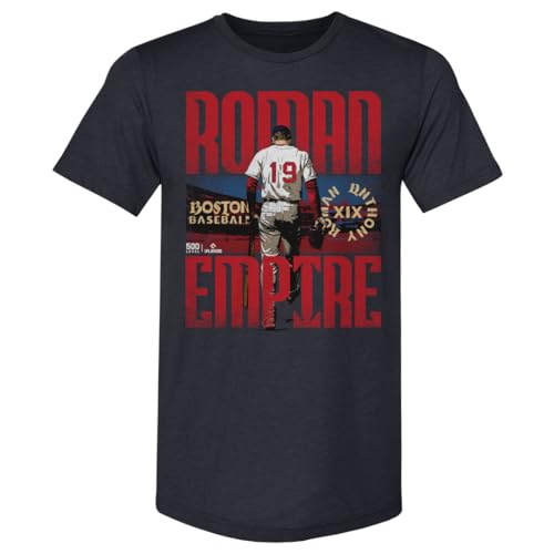 500 LEVEL Roman Anthony Boston Roman Empire Stadium Mens Premium T-Shirt (Tri Navy XL)