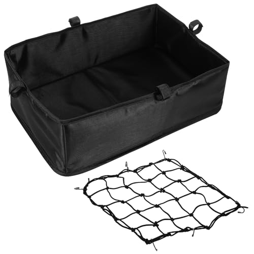 WHAMVOX Forro Moderno Objetos Oxford Diseño para Esponja y para Transportar de Cesta con Red de Carga, Material con Seguridad en Bicicleta Picnics y Camping