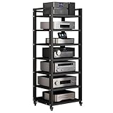 Photo Gallery generico supporto multimediale av moderno e mobile stereo - scaffale di intrattenimento salvaspazio per soggiorno, giochi e home theater, finitura nera - perfetto per piccoli spazi e design minimalis Photo Gallery generico supporto multimediale av moderno e mobile stereo - scaffale di intrattenimento salvaspazio per soggiorno, giochi e home theater, finitura nera - perfetto per piccoli spazi e design minimalis