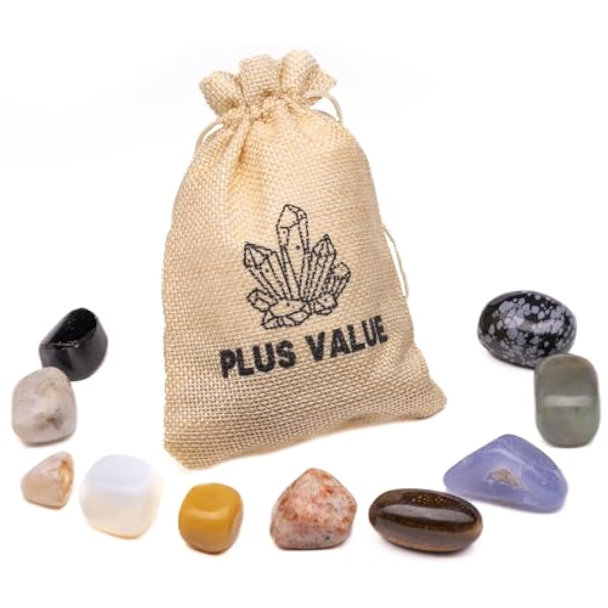 Good Luck Reiki Healing Crystal Bag