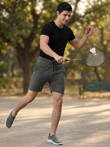 Image of Lux Cozi Men's Cotton Regular Fit Solid Shorts with Side Pockets | Shorts for Men | Pack of 1