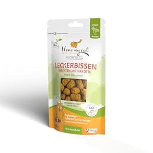 I Love My Cat Hipoalergiczna Przekąska Owady Marchewka 25 g