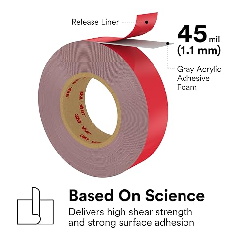 Image of 3M VHB Tape 4611, 5 in width x 36 yd length, 1 roll