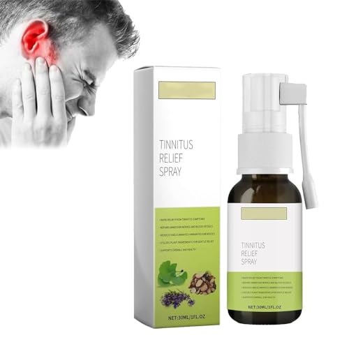 Brianelle Auridrip Spray anti-acouphènes Medilisk pour soulager les acouphènes, soulagement des acouphènes pour oreilles qui sonnent, inhalateur d'acouphènes Echo Ease (1 pièce)