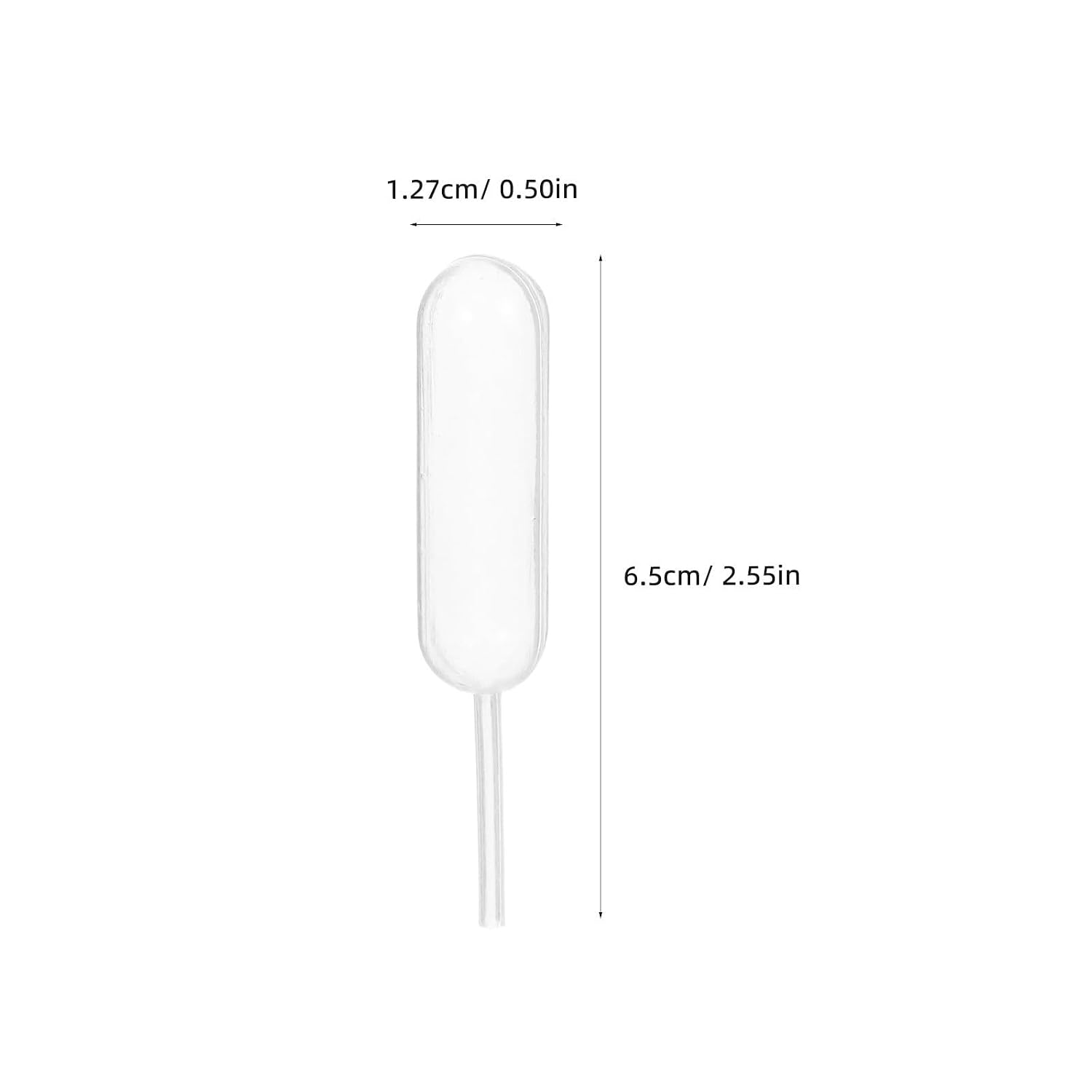 Outanaya 100pcs Disposable 4ml Plastic Transfer Pipettes for Precise Liquid Handling and Volume Control, for Scientific Research and Activities
