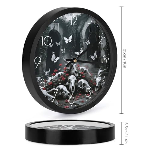 Horloge murale numérique sans tic-tac 25,4 cm à piles pas cher