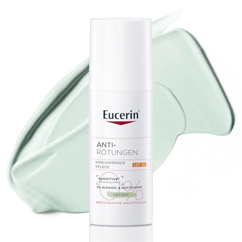 Eucerin Anti-Rötungen Kaschierende Tagespflege LSF 30 50 ml, getönte Tagescreme kaschiert und...