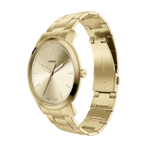Image of Fossil Men's Minimalist Quartz Stainless Steel Three-Hand Watch for Men