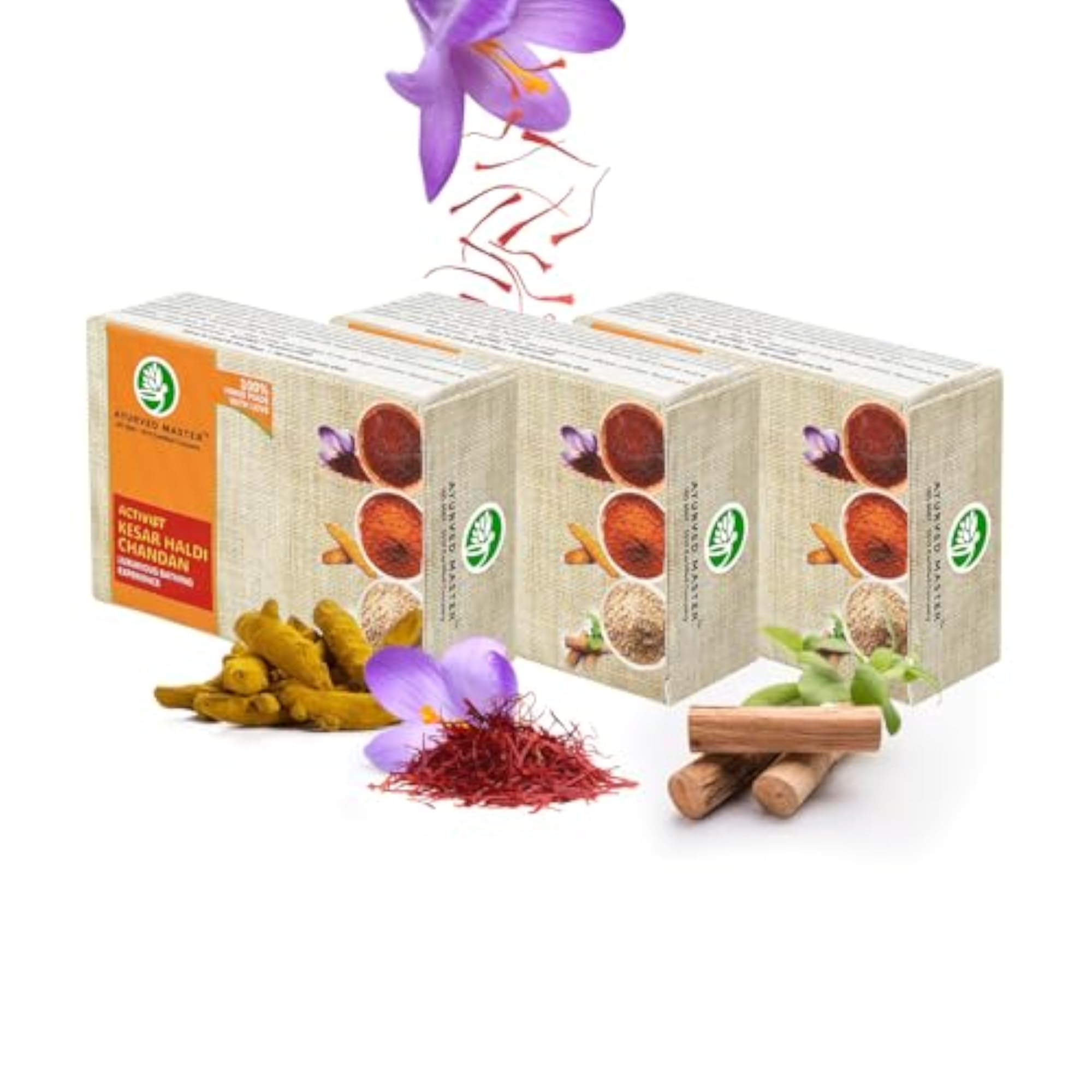 Luxury Kesar Turmeric & Sandalwood Cold Pressed Soap