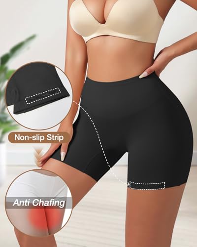 Image of Tummy Control Shapewear Shorts for Women Under Dress Womens Compression Shorts Under Dress Shapewear