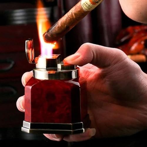 Encendedor de mesa con llama cuádruple roja y ajuste miniatura 7