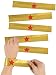 Gold Superhero Slap Bracelets - 24 pcs