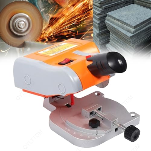 Minisierra de mesa eléctrica de precisión, cortadora eléctrica de 90 W, grosor de corte de 12 mm, profundidad de corte ajustable de 0 a 45°, con protector de corte, velocidad de 10 000 r/min, sierra