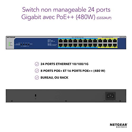Netgear GS524UP - vue 8