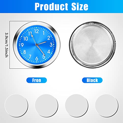 2Pcs Stick On Dashboard Car Clock, Mini Luminous Car Vent Clocks Watch, Quartz Analog Car Dashboard Clocks, Universal Air Vent Clip Quartz Clocks, Tiny Small Car Pocket Clock For Cars Boat Bike Home #TOP6