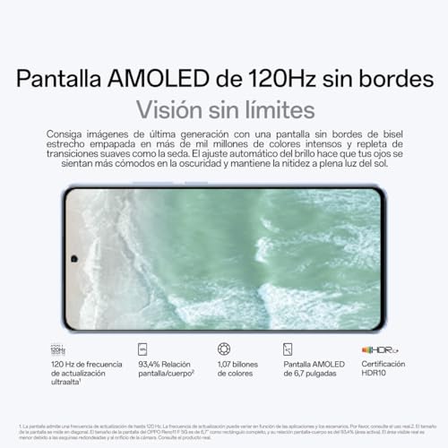 OPPO Reno11 F 5G Smartphone 8/256 GB, AMOLED 4K, 5000 mAh, Mörkgrön