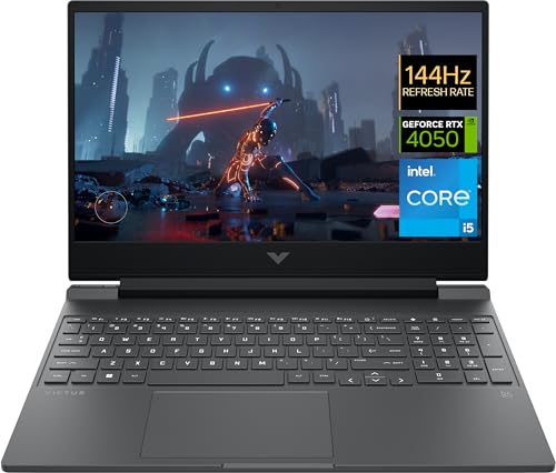 HP Victus HP Victus 15-fa1001sf PC Portable Gaming 15,6'' FHD IPS (Intel Core i5-12500H, RAM 16 GB, SSD 512 GB, NVIDIA GeForce RTX 4050 6GB, AZERTY, Windows 11) Plata Mica