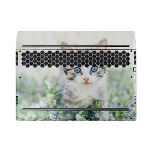 Image of MightySkins Skin Compatible with Alienware M17 R5 (2022) Full Wrap Kit - Blue Eyed Kitten | Protective, Durable, and Unique Vinyl Decal wrap Cover | Easy to Apply & Change Styles | Made in The USA
